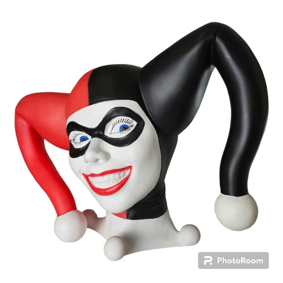 Harley Quinn Rare Large Head Bank Statue 11" :Monogram DC Heroes - Picture 3 of 15